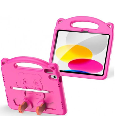 Rožinis dėklas Apple iPad 10.9 2022 planšetei "Dux Ducis Panda"
