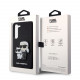 Juodas dėklas Samsung Galaxy S23 Plus telefonui "Karl Lagerfeld PU Saffiano Karl and Choupette NFT Case"