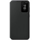 Originalus juodas atverčiamas dėklas "Clear View Case" Samsung Galaxy S23 Plus telefonui "EF-ZS916CBE"