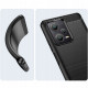 Juodas dėklas Xiaomi Redmi Note 12 5G / Poco X5 5G telefonui "Tech-Protect TPUCarbon"