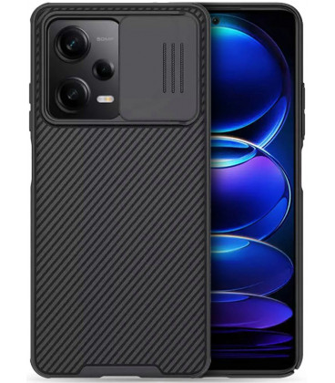 Juodas dėklas Xiaomi Redmi Note 12 Pro 5G / Poco X5 Pro 5G telefonui "Nillkin CamShield Pro"