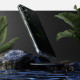 Skaidrus / pilkas dėklas Samsung Galaxy S23 telefonui "Spigen Liquid Crystal"