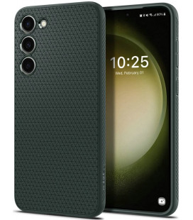 Žalias dėklas Samsung Galaxy S23 telefonui "Spigen Liquid Air"
