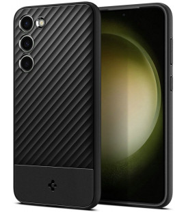 Matinis juodas dėklas Samsung Galaxy S23 telefonui "Spigen Core Armor"