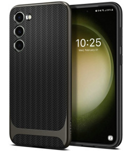 Pilkas dėklas Samsung Galaxy S23 telefonui "Spigen Neo Hybrid"