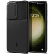 Juodas dėklas Samsung Galaxy S23 telefonui "Spigen Optik Armor"