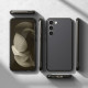 Matinis juodas dėklas Samsung Galaxy S23 Plus telefonui "Ringke Fusion"
