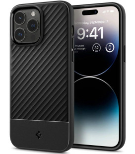 Matinis juodas dėklas Apple iPhone 14 Pro telefonui "Spigen Core Armor"