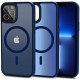 Matinis mėlynas dėklas Apple iPhone 12 / 12 Pro telefonui "Tech-Protect Magmat Magsafe"