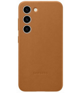 Originalus rudas dėklas "Leather Cover" Samsung Galaxy S23 telefonui "EF-VS911LAE"