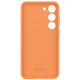 Originalus oranžinis dėklas "Silicone Cover" Samsung Galaxy S23 telefonui "EF-PS911TOE"