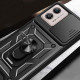 Juodas dėklas Motorola Moto G53 5G telefonui "Tech-Protect Camshield Pro"