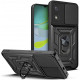 Juodas dėklas Motorola Moto E13 telefonui "Tech-Protect Camshield Pro"
