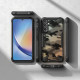 Juodas (Camo) dėklas Samsung Galaxy A34 5G telefonui "Ringke Fusion X"