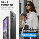 Juodas dėklas Samsung Galaxy A54 5G telefonui "Spigen Thin Fit"