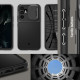 Juodas dėklas Samsung Galaxy A54 5G telefonui "Spigen Optik Armor"
