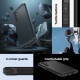 Juodas dėklas Samsung Galaxy A54 5G telefonui "Spigen Tough Armor"