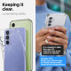 Skaidrus dėklas su blizgučiais Samsung Galaxy A54 5G telefonui "Spigen Liquid Crystal Glitter"