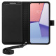 Juodas atverčiamas dėklas Samsung Galaxy A54 5G telefonui "Spigen Wallet S Plus"