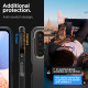 Matinis juodas dėklas Samsung Galaxy A14 4G telefonui "Spigen Rugged Armor"