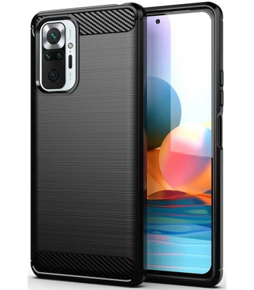 Juodas dėklas Xiaomi Redmi Note 11 Pro / 11 Pro 5G telefonui "Carbon"