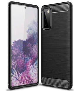 Juodas dėklas Samsung Galaxy S20 FE telefonui "Carbon"