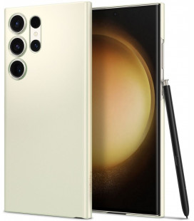 Gelsvas dėklas Samsung Galaxy S23 Ultra telefonui "Spigen Airskin"