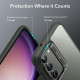 Žalias / skaidrus dėklas Samsung Galaxy S23 telefonui "ESR Classic Kickstand"