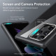 Žalias / skaidrus dėklas Samsung Galaxy S23 Ultra telefonui "ESR Shock Armor Kickstand"