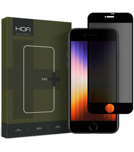 Juodas apsauginis stiklas Apple iPhone 7 / 8 / SE 2020 / SE 2022 telefonui "HOFI Glass Pro+ Anti Spy"