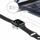 Baltas magnetinis USB pakrovėjas Apple Watch laikrodžiams "Tech-Protect Ultraboost"