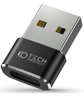 Juodas USB - Type-C adapteris "Tech-Protect Ultraboost"