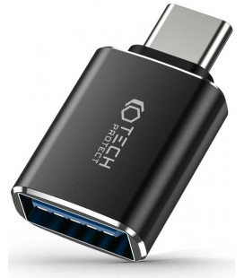 Juodas Type-C - USB OTG adapteris "Tech-Protect Ultraboost"