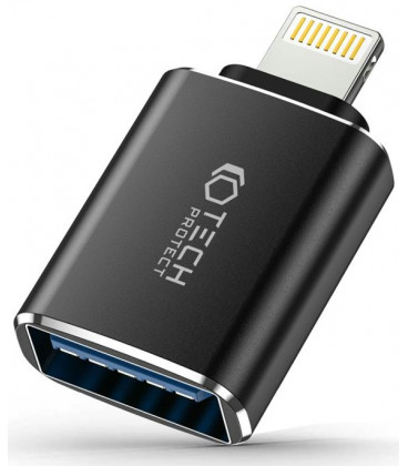 Juodas Lightning - USB OTG adapteris "Tech-Protect Ultraboost"