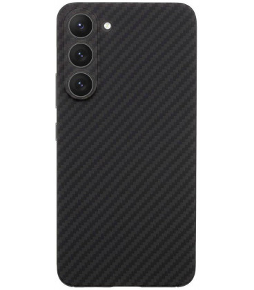 Juodas dėklas Samsung Galaxy S23 Plus telefonui "Tactical MagForce Aramid Cover"