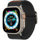 Juoda apyrankė Apple Watch 8 / 9 / 10 / 11 / SE / ULTRA (44 / 45 / 46 / 49 MM) laikrodžiui "Spigen Fit Lite Ultra"