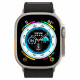 Juoda apyrankė Apple Watch 4 / 5 / 6 / 7 / 8 / 9 / SE / Ultra 1 / 2 (42 / 44 / 45 / 49 mm) laikrodžiui "Spigen Fit Lite Ultra"
