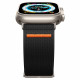 Juoda apyrankė Apple Watch 4 / 5 / 6 / 7 / 8 / 9 / SE / Ultra 1 / 2 (42 / 44 / 45 / 49 mm) laikrodžiui "Spigen Fit Lite Ultra"