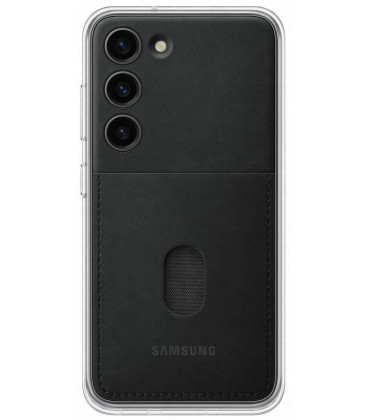 Originalus juodas dėklas "Frame Cover" Samsung Galaxy S23 telefonui "EF-MS911CBE"