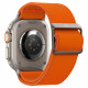 Oranžinė apyrankė Apple Watch 8 / 9 / 10 / 11 / SE / ULTRA (44 / 45 / 46 / 49 MM) laikrodžiui "Spigen Fit Lite Ultra"