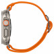 Oranžinė apyrankė Apple Watch 8 / 9 / 10 / 11 / SE / ULTRA (44 / 45 / 46 / 49 MM) laikrodžiui "Spigen Fit Lite Ultra"