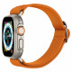 Oranžinė apyrankė Apple Watch 4 / 5 / 6 / 7 / 8 / 9 / SE / Ultra 1 / 2 (42 / 44 / 45 / 49 mm) laikrodžiui "Spigen Fit Lite Ultra
