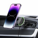 Juodas automobilinis magnetinis telefono laikiklis su 15w belaidžiu krovimu "Tech-Protect MM15W-V3"
