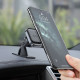 Juodas automobilinis magnetinis telefono laikiklis tvirtinamas ant prietaisų skydelio "Hoco S47"