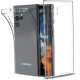 Skaidrus dėklas su kameros apsauga Samsung Galaxy S22 Ultra telefonui "Clear Case 2mm"