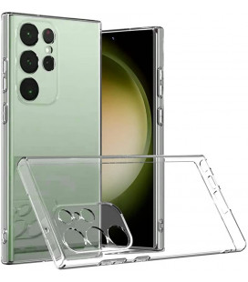Skaidrus dėklas su kameros apsauga Samsung Galaxy S23 Ultra telefonui "Clear Case 2mm"