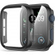 Juodas dėklas Apple Watch 4 / 5 / 6 / SE 1 / 2 / 3 (44MM) laikrodžiui "Tech-Protect Defense360"
