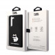 Juodas dėklas Samsung Galaxy S23 Plus telefonui "Karl Lagerfeld Liquid Silicone Choupette NFT Case"