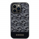 Juodas dėklas Apple iPhone 14 Pro Max telefonui "Guess PU G Cube MagSafe Compatible Case"