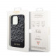 Juodas dėklas Apple iPhone 13 Pro telefonui "Guess PU G Cube MagSafe Compatible Case"